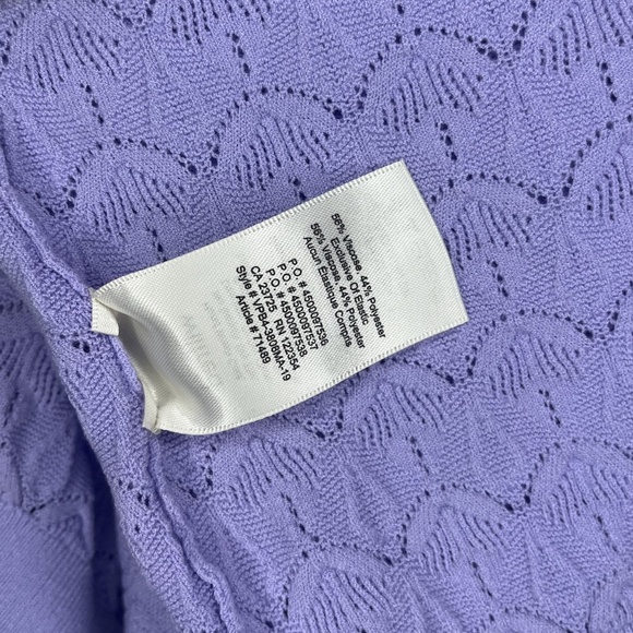 Aritzia Pointelle Knit T-Shirt - Picture 6 of 6